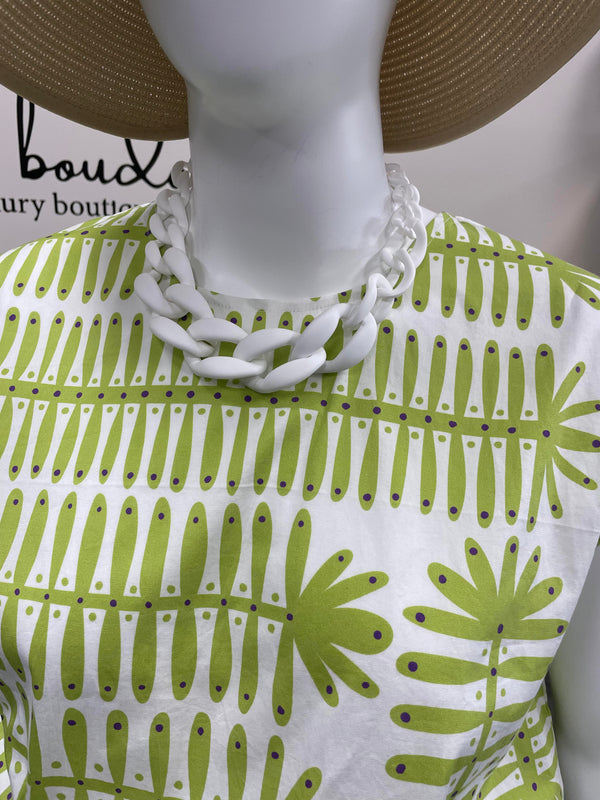 Lime and Paint Blouse by Sheridan French