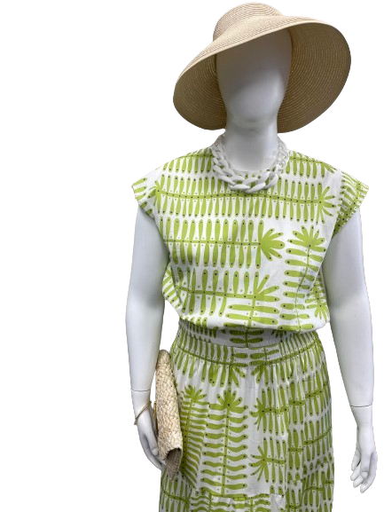 Lime and Paint Blouse by Sheridan French