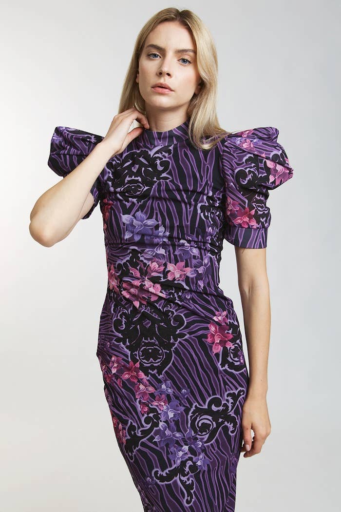 Kamiya Dress Purple