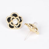 Pearl Flower Stud Earring