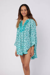 Poolside Cotton Tunic Cover Up
