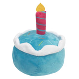 Birthday Cake Dog Toy Blue