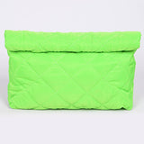 In a Clutch bag on Neon Green