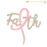 Faith Breast Cancer Awareness: Silver Pin