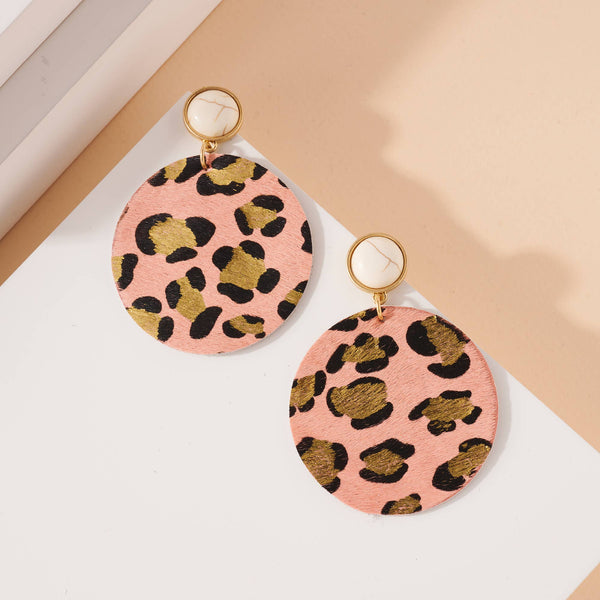 Leopard Print Earrings