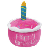 Birthday Cake Dog Toy Pink