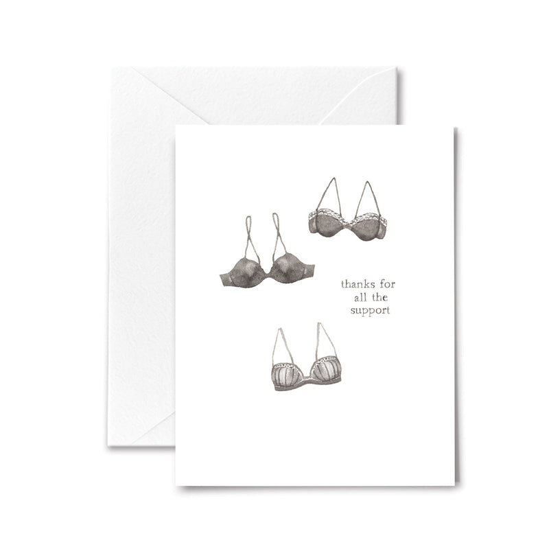 Thank You Card - Support Bra